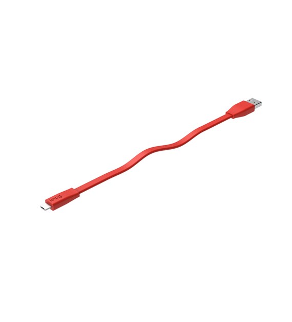 Kabel Knog USB-micro USB 23 cm, czerwony
