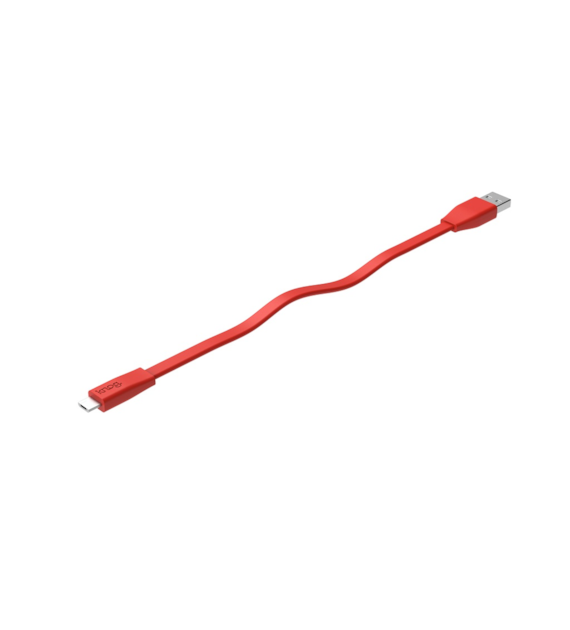 Kabel Knog USB-micro USB 23 cm, czerwony