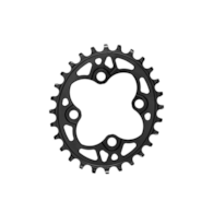 Zębatka Absoluteblack Oval 64mm narrow wide, czarny 28