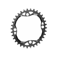 Zębatka Absoluteblack Oval 104mm narrow wide, czarny 34