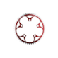 Zębatka Specialites Alize 130mm środkowa, czerwony 42