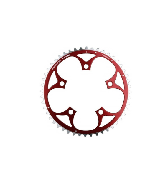 Zębatka Specialites Alize 130mm zewnętrzna, czerwony 53
