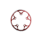 Zębatka Specialites Alize 130mm zewnętrzna, czerwony 53