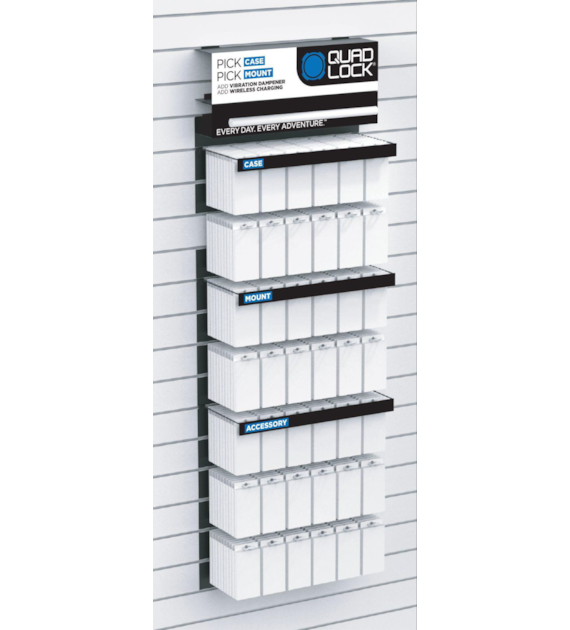 Ekspozytor Quad Lock Slatwall Display System