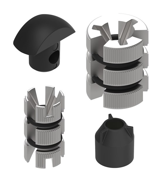 Części wymienne Quad Lock do uchwytu Fork Stem Mounts