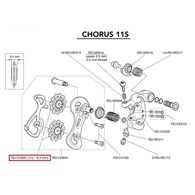 Kółka Campagnolo RD-CH500 do przerzutki 11s