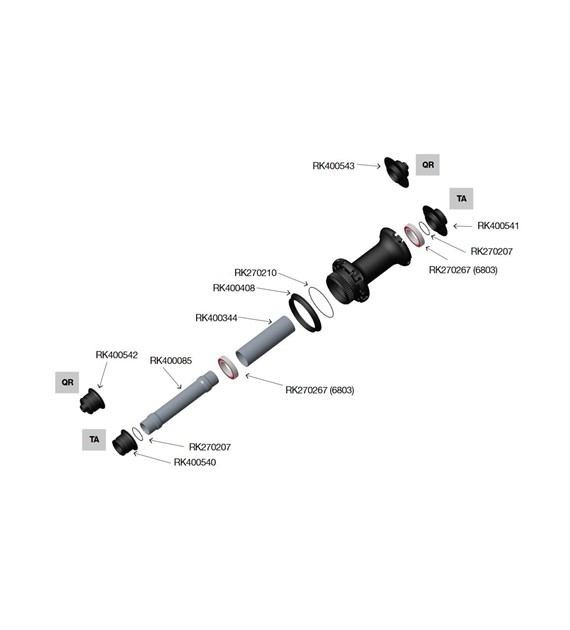 Uszczelka Corima RK270210 do piasty DX, 36x1mm, 2szt