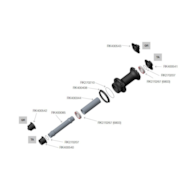 Adapter Corima RK400541 do piasty DX przód, prawy, oś 12mm