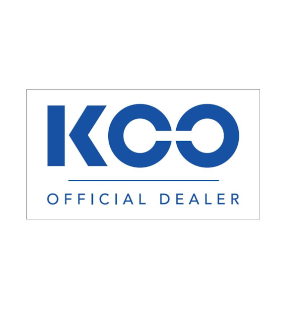 Naklejka KOO Official Dealer Window Sticker 8x18cm